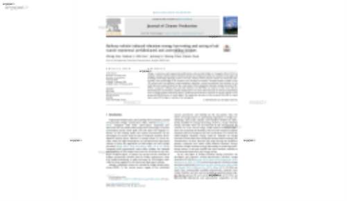 Railway vehicle induced vibration energy harvesting and saving of rail transit segmental prefabricated and assembling bridges